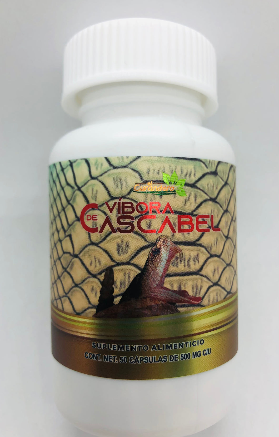 VIVORA DE CASCABEL CON 50 CAPS